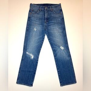 Lucky Brand Women’s Authentic Straight Crop Blue Denim Jeans Size- 2/26